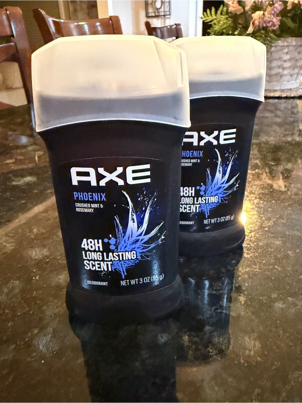 AXE Dual Action Deodorant Stick- Phoenix Crushed Mint & Rosemary Men's Set of 2